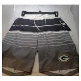 Green Bay Packers Mens small swimming trunks