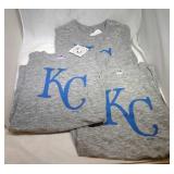3 Kansas City Royals Mens large t-shirts