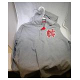 New Era Mens Large hooded zippered sweatshirt