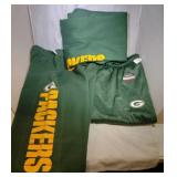 3 pair Green Bay Packers Mens large sweat pants