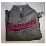 Minnesota Twins Mens XL Cool Base zip up pullover