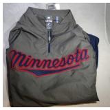 Minnesota Twins Mens 2XL Cool Base zip up pullover