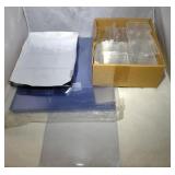 card supplies - seven 14x17 inch top loaders, nine