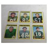 1972 Topps Football Green Bay Packers - 12 cards