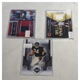 3 Chicago Bears Football cards - 2005 Leaf Richard