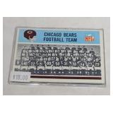 1967 Philadelphia Chicago Bears Team card #27