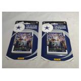 two 2017 Panini Dallas Cowboys team collections