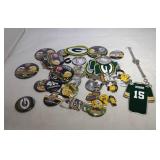 Green Bay Packers patches, pin & pin back buttons