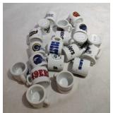 NFL mini coffee mug shot glasses from various
