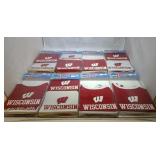 8 Wisconsin Badgers 2 pc bib sets
