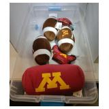 Minnesota Golden Gophers 3 plush footballs,