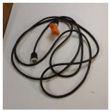 15 ft ??? extension cord with orange 3-way adaptor