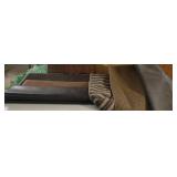 9 area/store rugs some with slip resistant backing