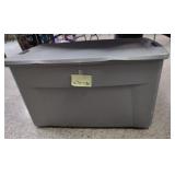 2 large totes with lids