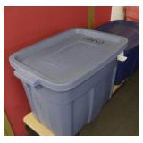 2 medium size totes with lids