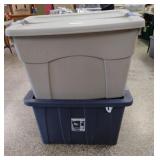 2 large size totes with lids