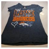 Denver Broncos girls 7/8 t-shirt