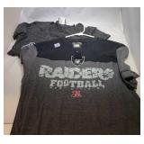 2 Oakland Raiders Ladies Small t-shirts