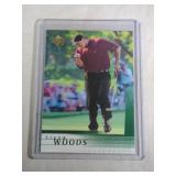 2001 Upper Deck Tiger Woods #1 ROOKIE CARD
