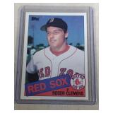 1985 Topps Roger Clemens ROOKIE CARD  Boston Red