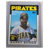 1986 Topps Traded Barry Bonds ROOKIE CARD 