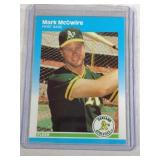 1987 Fleer Mark McGwire ROOKIE CARD  Oakland