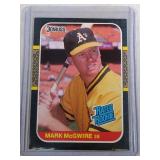 1987 Donruss Mark McGwire ROOKIE CARD  Oakland