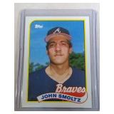 1989 Topps John Smoltz ROOKIE CARD Atlanta Braves