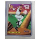 1995 Sportflics Chipper Jones ROOKIE CARD Atlanta