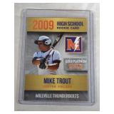 RARE 2009 High School Mike Trout ROOKIE Phenoms