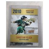 GOLD 2010 Christian Yelich Rookie Phenoms ROOKIE
