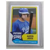2011 Aaron Judge Future Stars ROOKIE CARDNew York