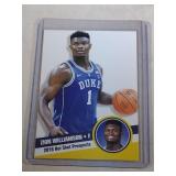 2018 Hot Shot Prospects Zion Williamson ROOKIE