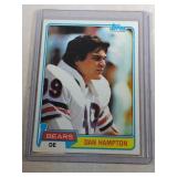 1981 Topps Dan Hampton ROOKIE CARD  Chicago Bears