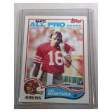 1982 Topps Joe Montana  San Francisco 49ers Notre