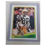 AUTOGRAPHED 1988 Walter Stanley Topps  Green Bay