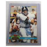 1991 Stadium Club Brett Favre ROOKIE CARD  Green