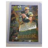 1995 Stadium Club Brett Favre Ground Attack INSERT
