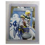 AUTOGRAPHED 1996 Antonio Freeman Contenders Green