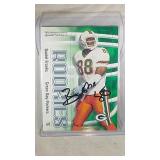 AUTOGRAPHED 2000 Bubba Franks ROOKIE CARD - Green