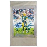 AUTOGRAPHED 2002 Brett Favre Stadium Club  Green