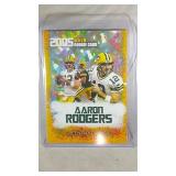 2005 Rookie Gems Aaron Rodgers ROOKIE CARD - Green