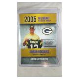 RARE 2005 GOLD Aaron Rodgers Phenoms ROOKIE CARD