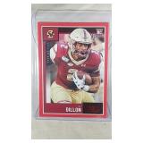 2020 Score AJ Dillon RED ROOKIE CARD #371 - Green