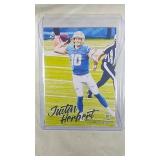 2020 Luminance Justin Herbert ROOKIE CARD #203 -