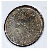 1874 Indian Head Penny Coin