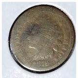 1879 Indian Head Penny Coin