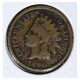 1890, 1891 Indian Head Penny Coins