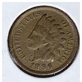 1896, 1897 Indian Head Penny Coins