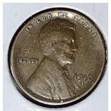 1910 S Lincoln Wheat Penny Coin
